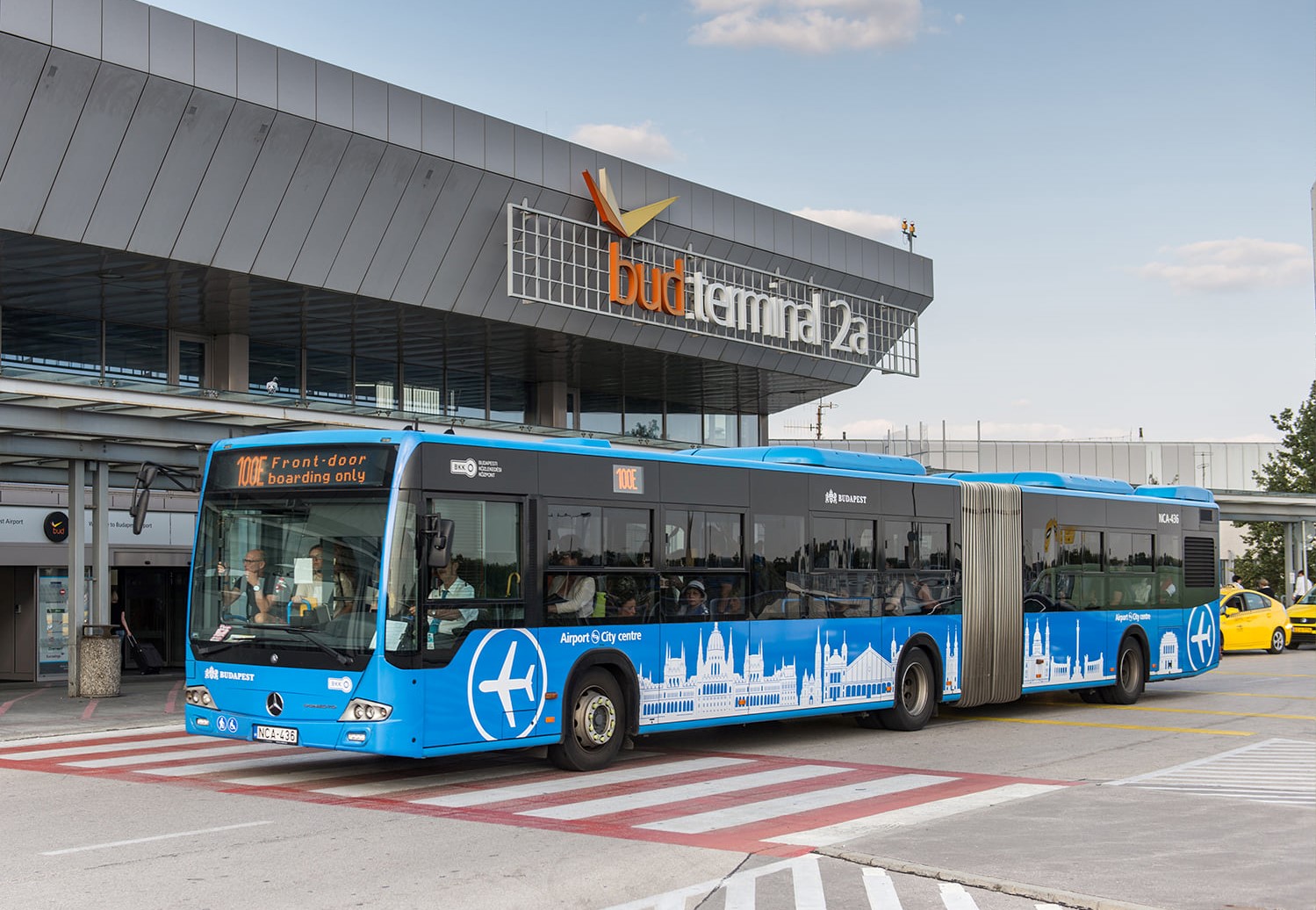 Viaggio in navetta per l'aeroporto di Budapest