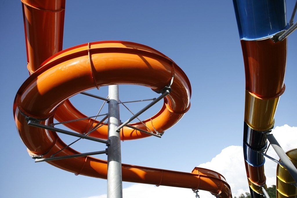 Sárvár beach slides, water park