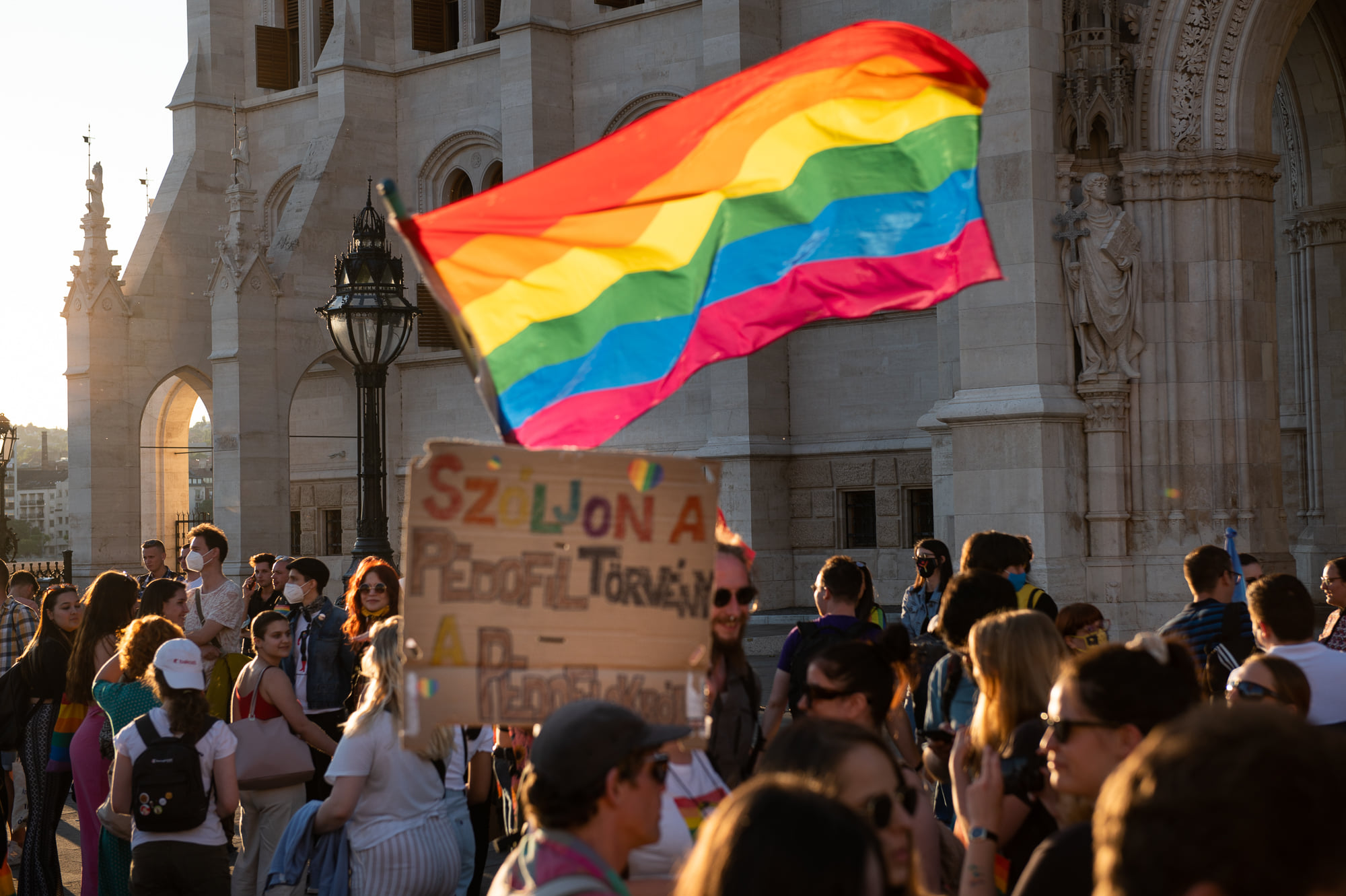 عرض توضيحي ضد قانون معاداة المثليين