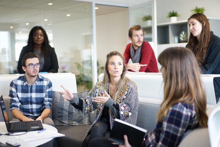 réunion de l'équipe de travail