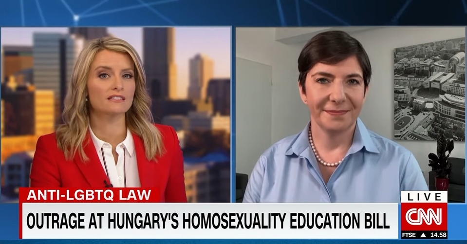 Klara Dobrev sur CNN