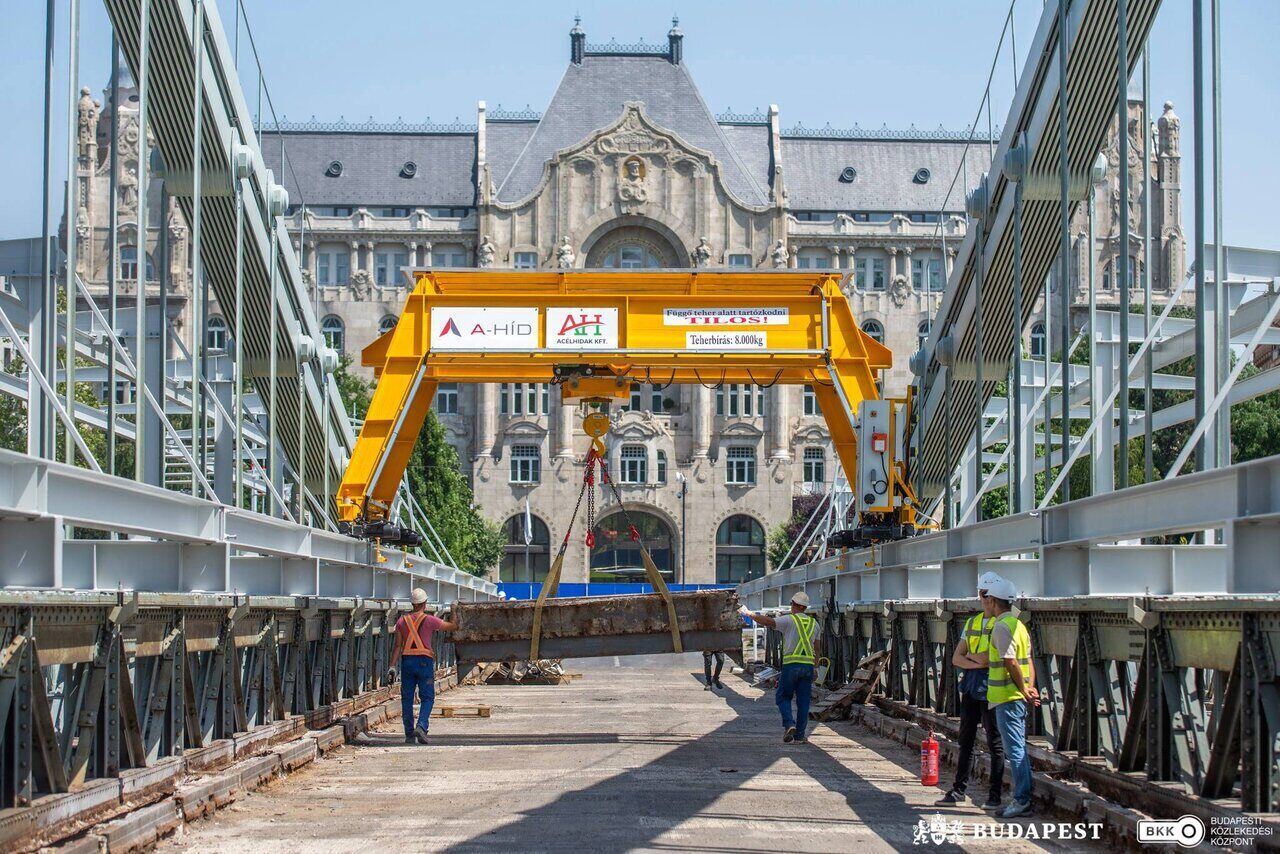 Hungary Budapest Chain Bridge