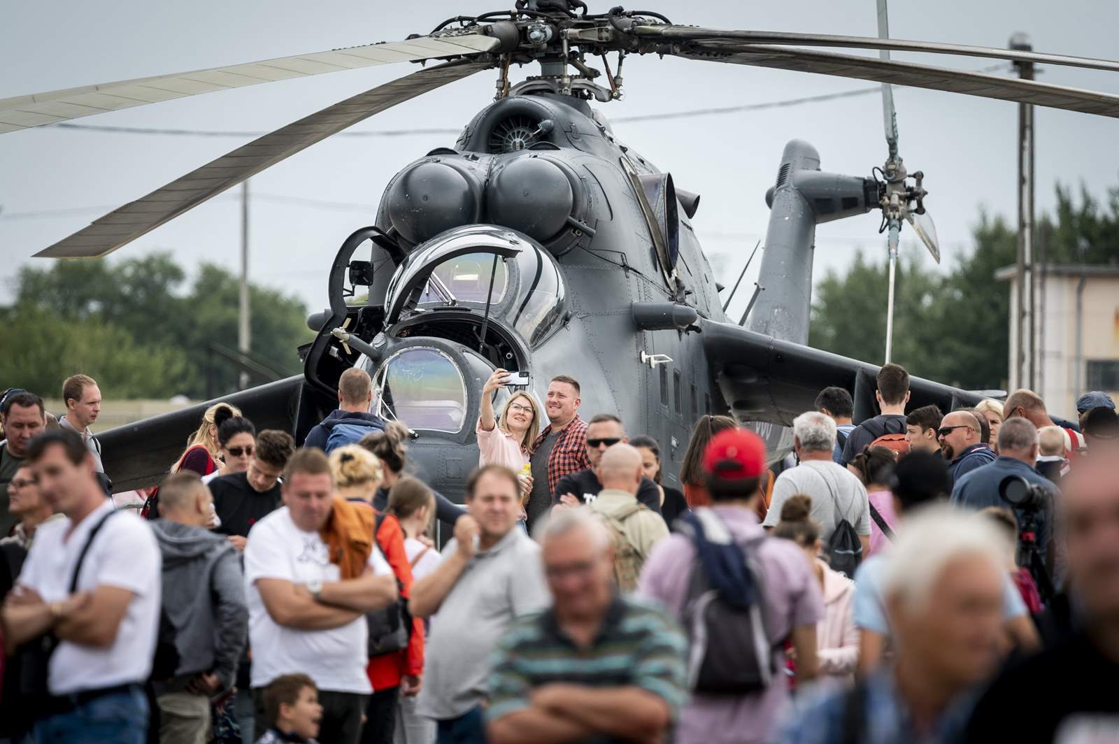 Spectacle aérien international et exposition militaire à Kecskemét, 2021. Photo MTI