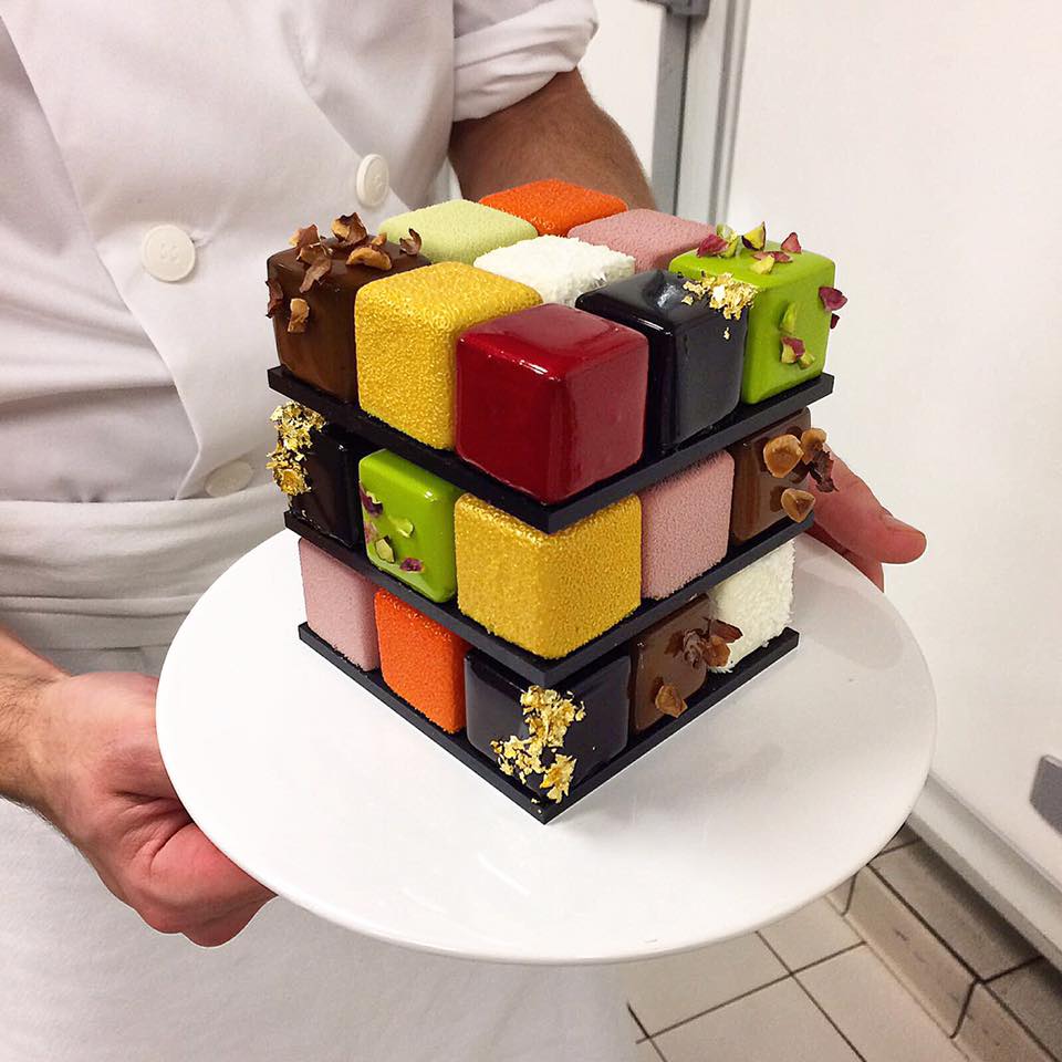 Rubik's Cube cake2