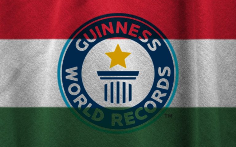 Guinness World Records Hungarian Flag Collage