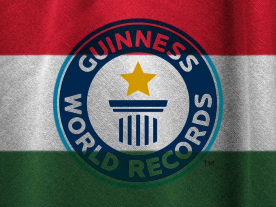 Guinness World Records Hungarian Flag Collage