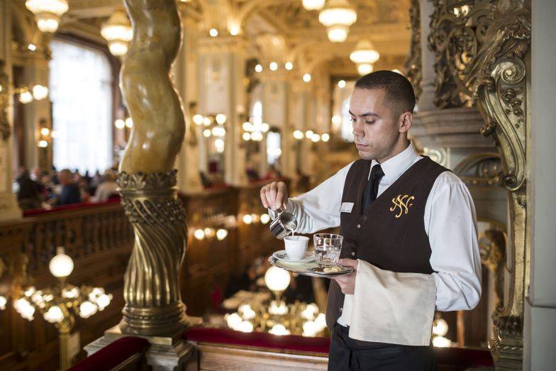 Hungary waiter New York Café