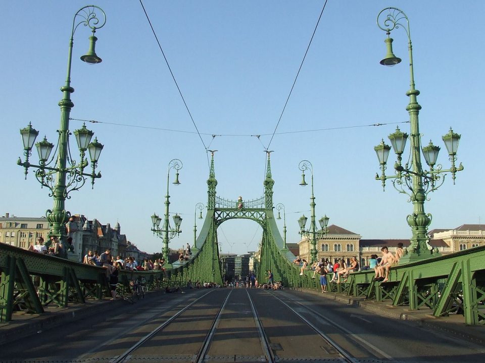 Most slobode Budimpešta most na Dunavu