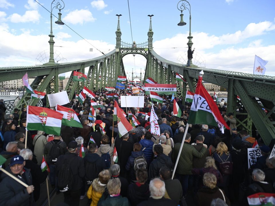 Marche pour la liberté de commémoration de la révolution hongroise de 1956