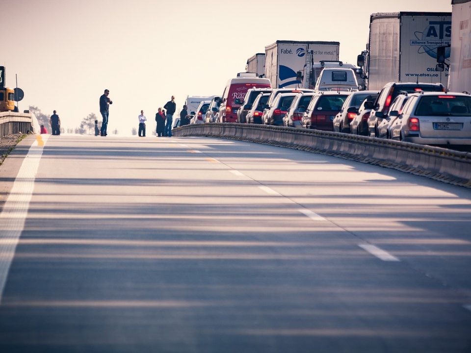 Airport road construction