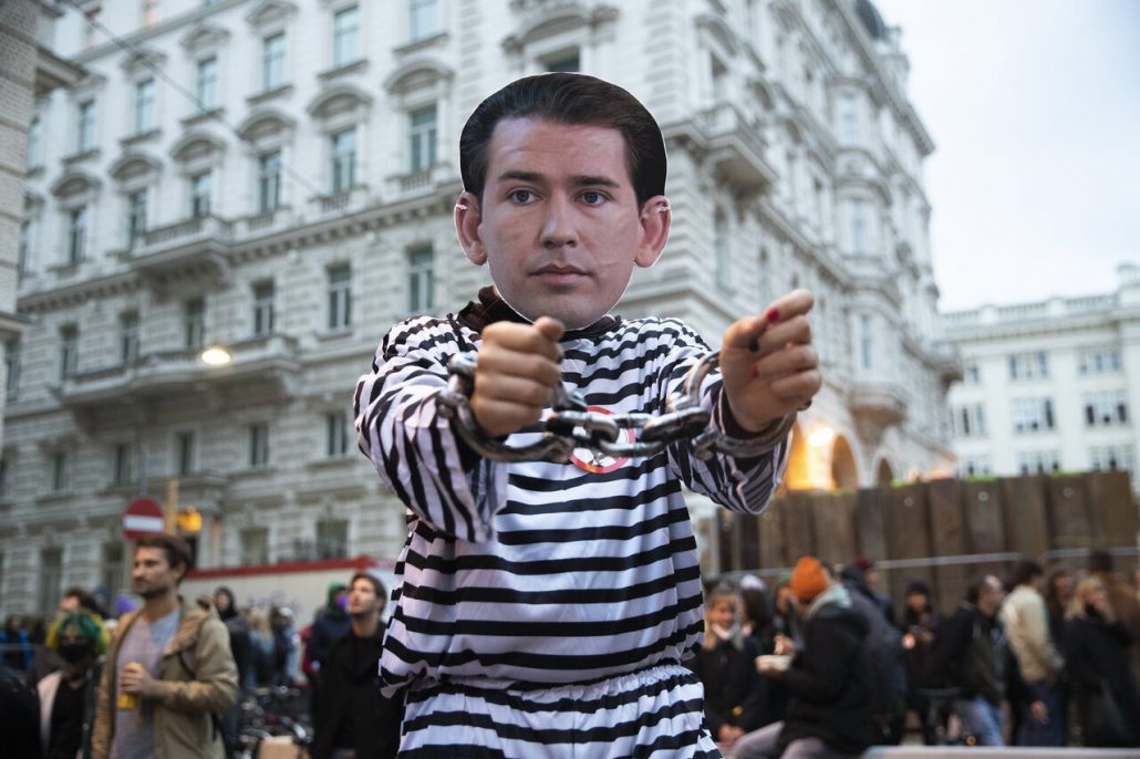 Austria-Kurz-protest