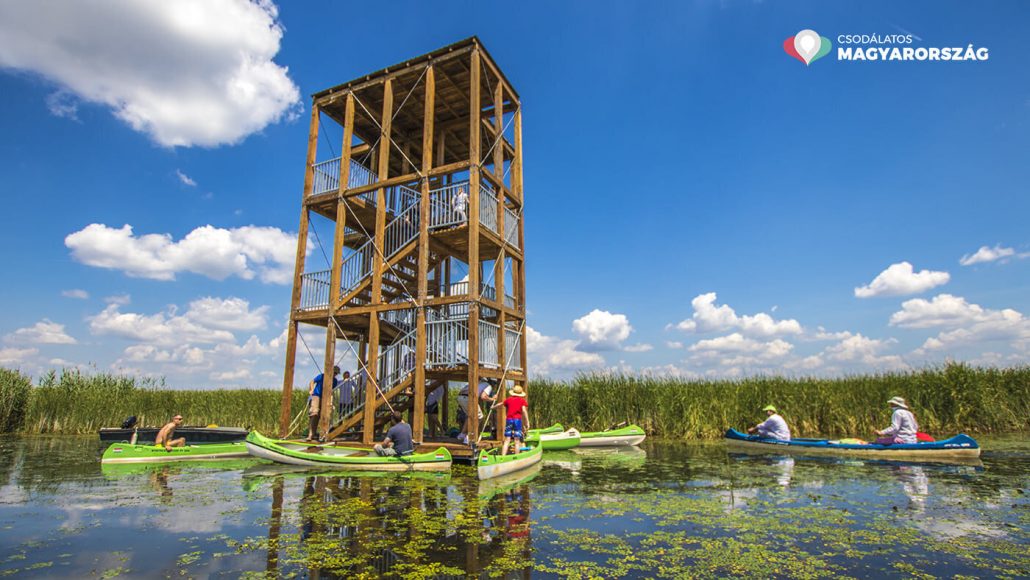 Оглядова вежа Bölömbika-озеро Тиса-Угорщина