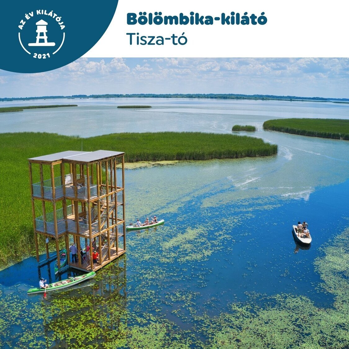 Bölömbika Lookout Tower-Lake Tisza-Hungary