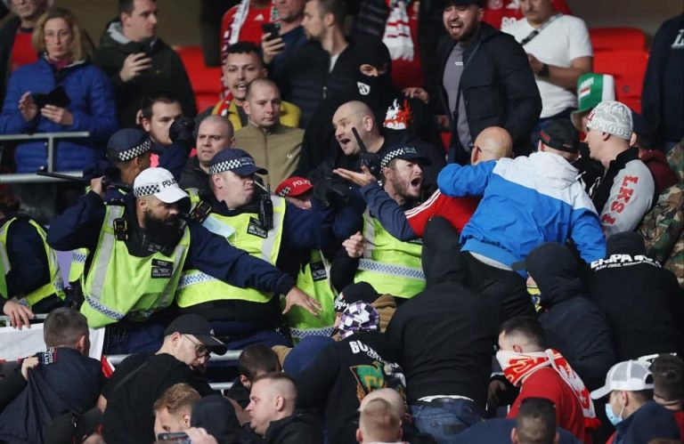 Hungary England football clash