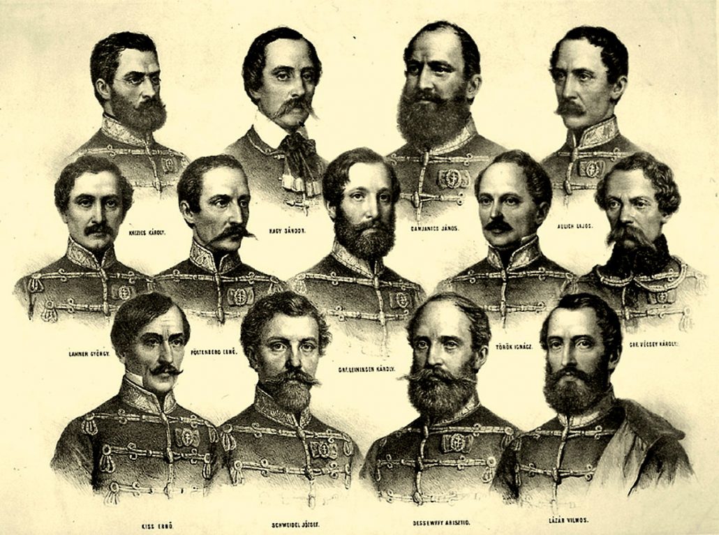 Martiri din Arad-Ungaria-istorie