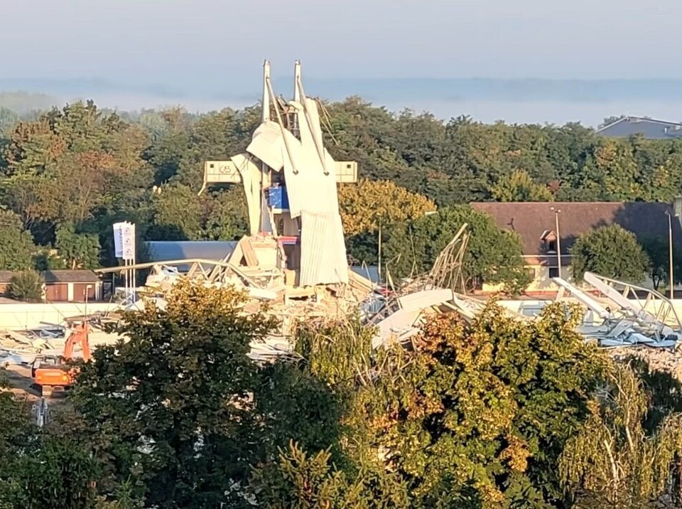 Nyíregyháza Stadium Collapse