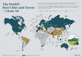Luftqualität auf der ganzen Welt
