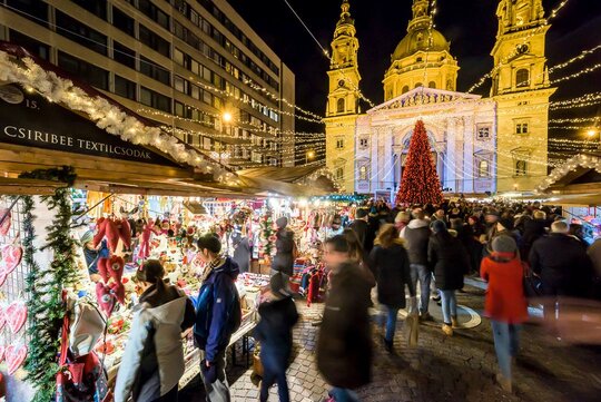 Feria de Navidad de la Basílica de Budapest