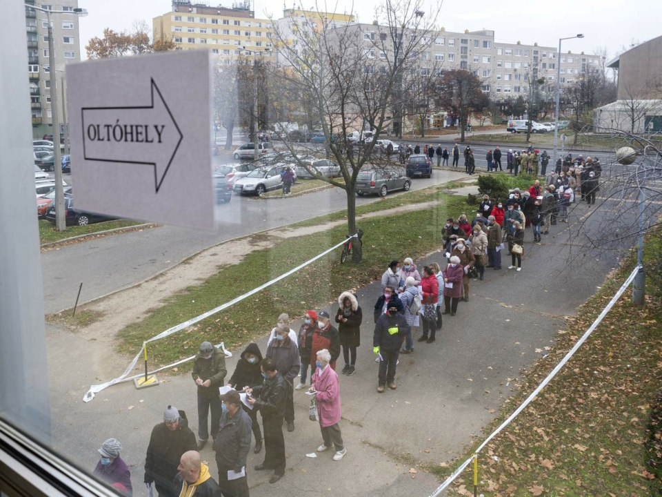 ハンガリーでの予防接種キャンペーン。