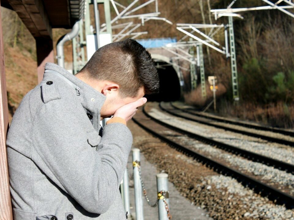 young-people-train track suicide