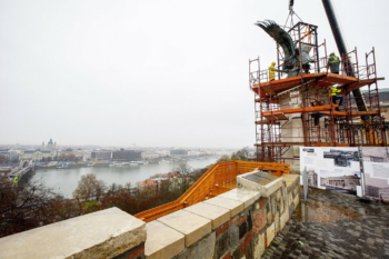 Restaurierung des Turul Budapest