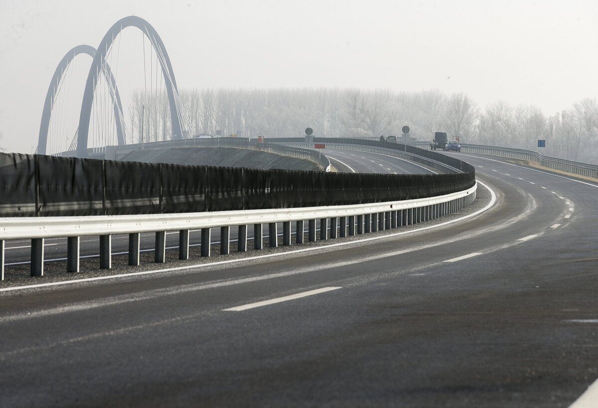 Bridge Tisza river