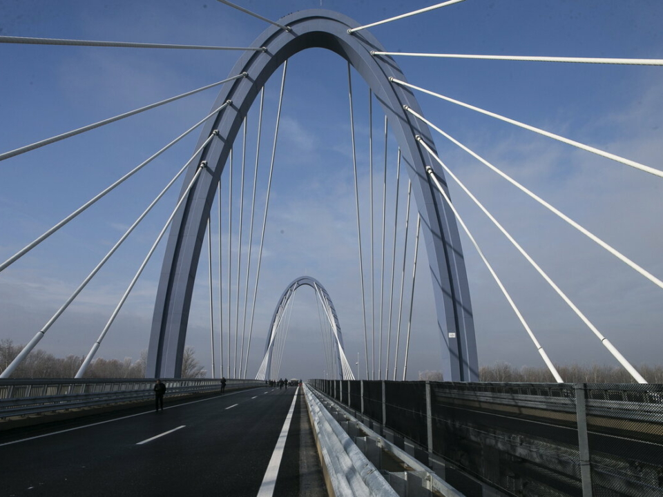 Bridge Tisza river