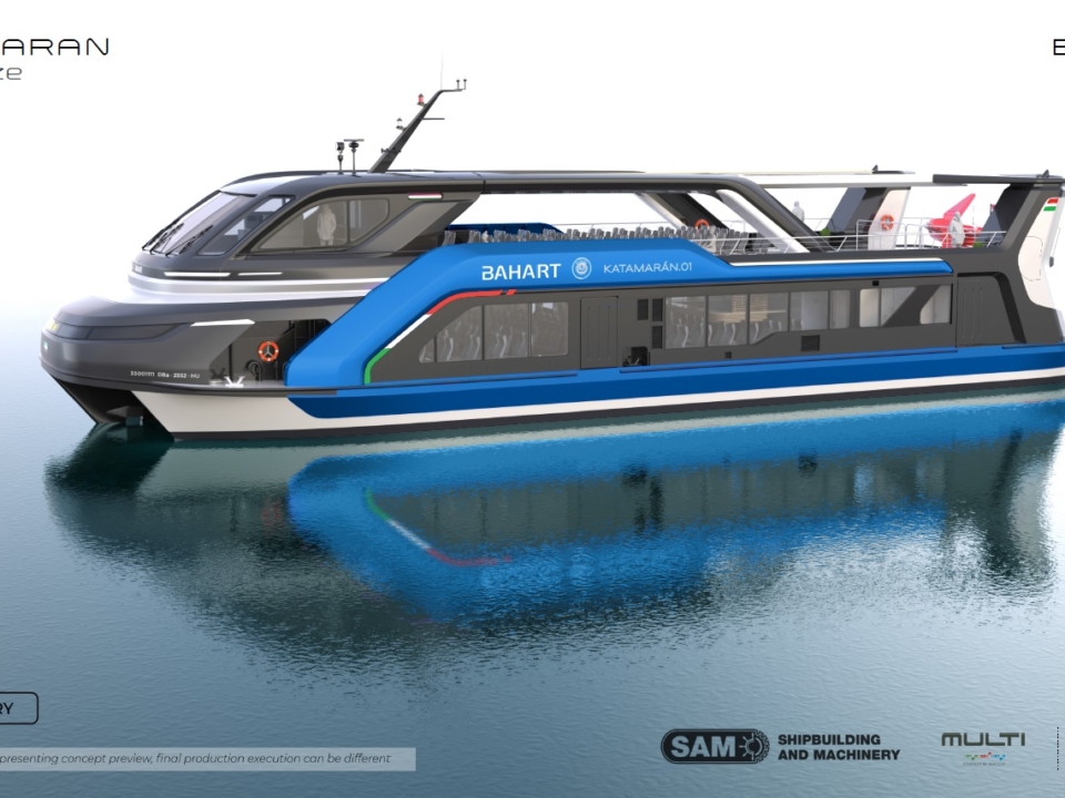 New catamaran-Lake Balaton