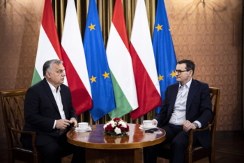 Viktor Orbán la Varșovia