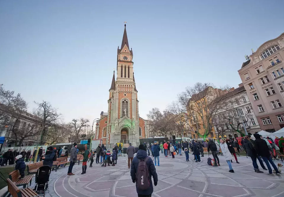 Bakáts square Budapest