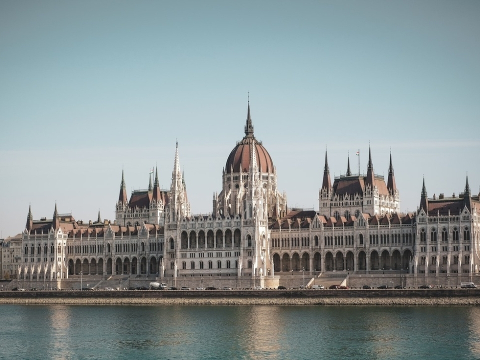 Budapest Parlament Ungarn Donau