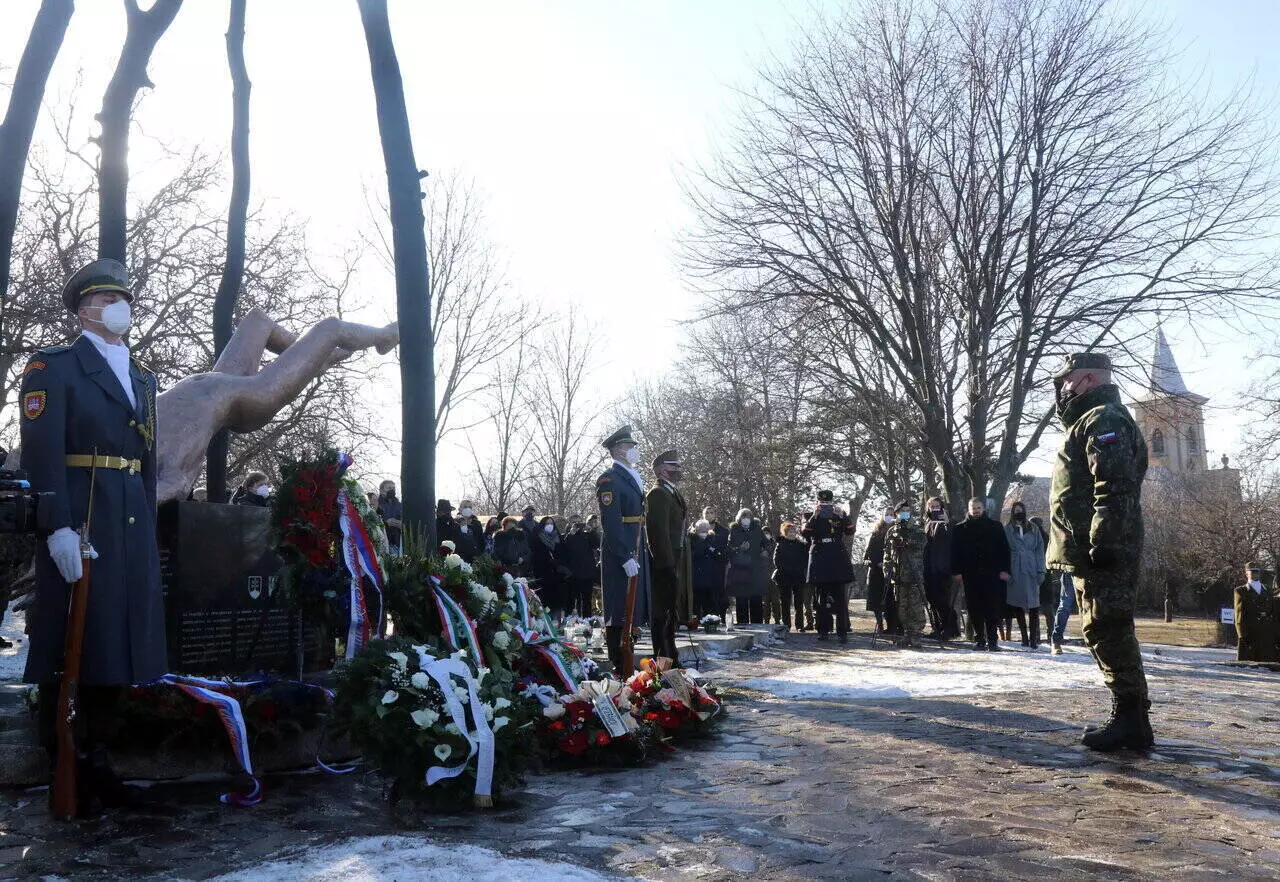 Commemoration Slovakia aircraft