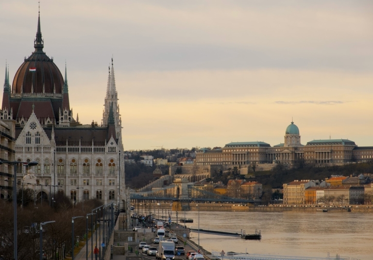 Hungary Budapest Parliament Danube Buda Castle