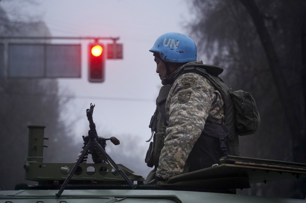 UN Soldier in Kazakhstan