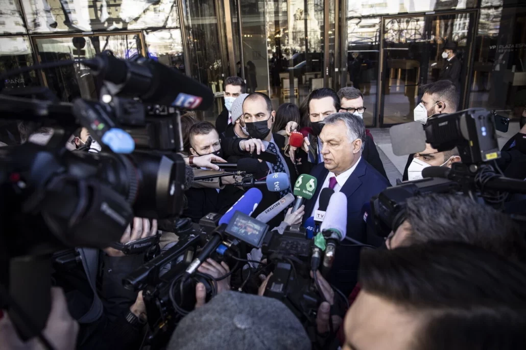 Viktor Orbán předseda maďarské vlády v Madridu 2