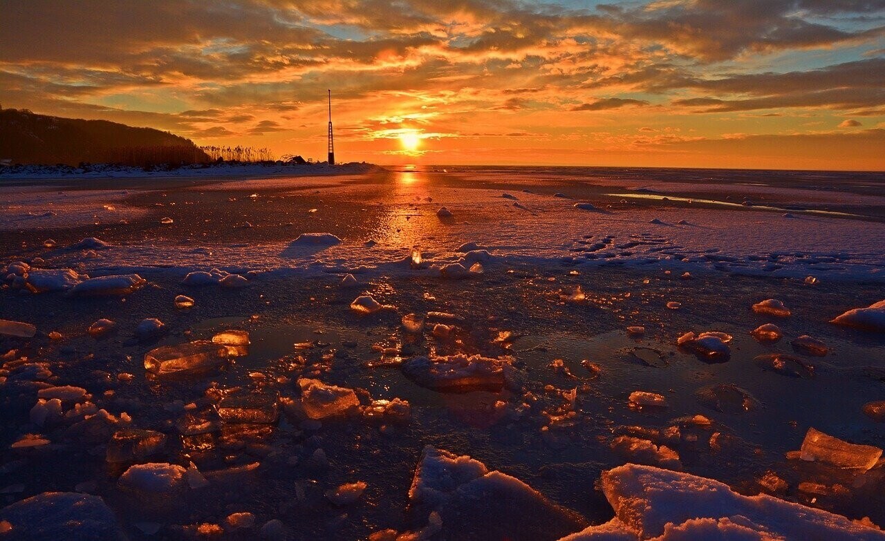 lake balaton winter