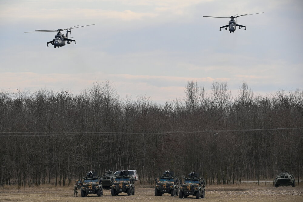 Hungarian military drill