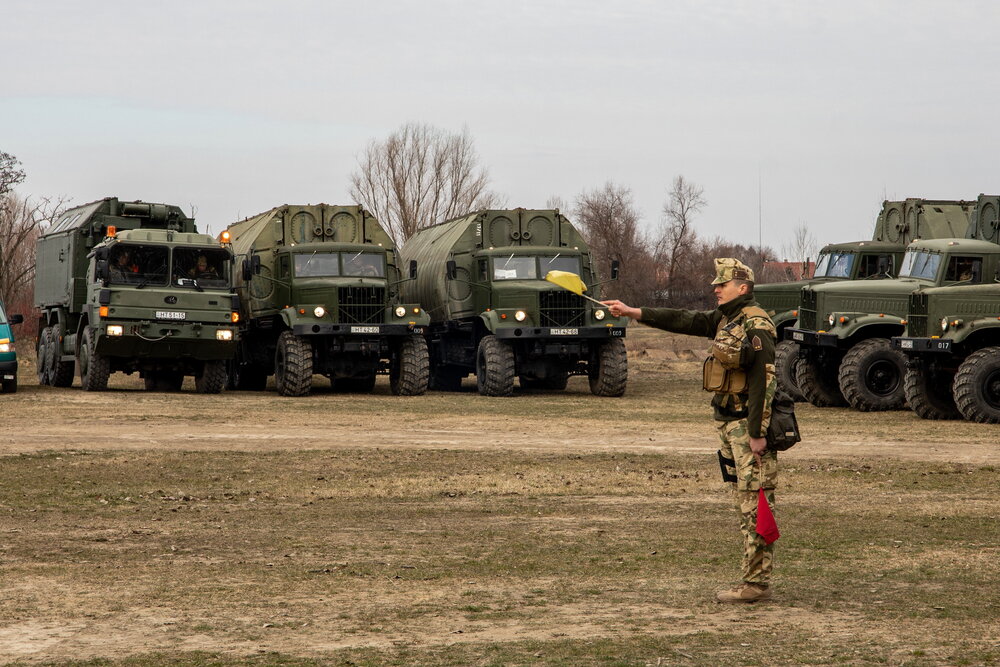 Hungarian military drill