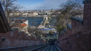 Budínská lanovka Budapešť
