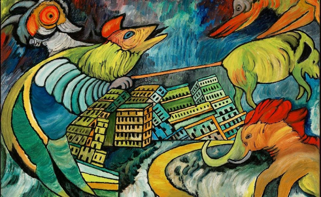 Exhibition of Hungarian Roma painter's works opens in Brussels. Balázs János.