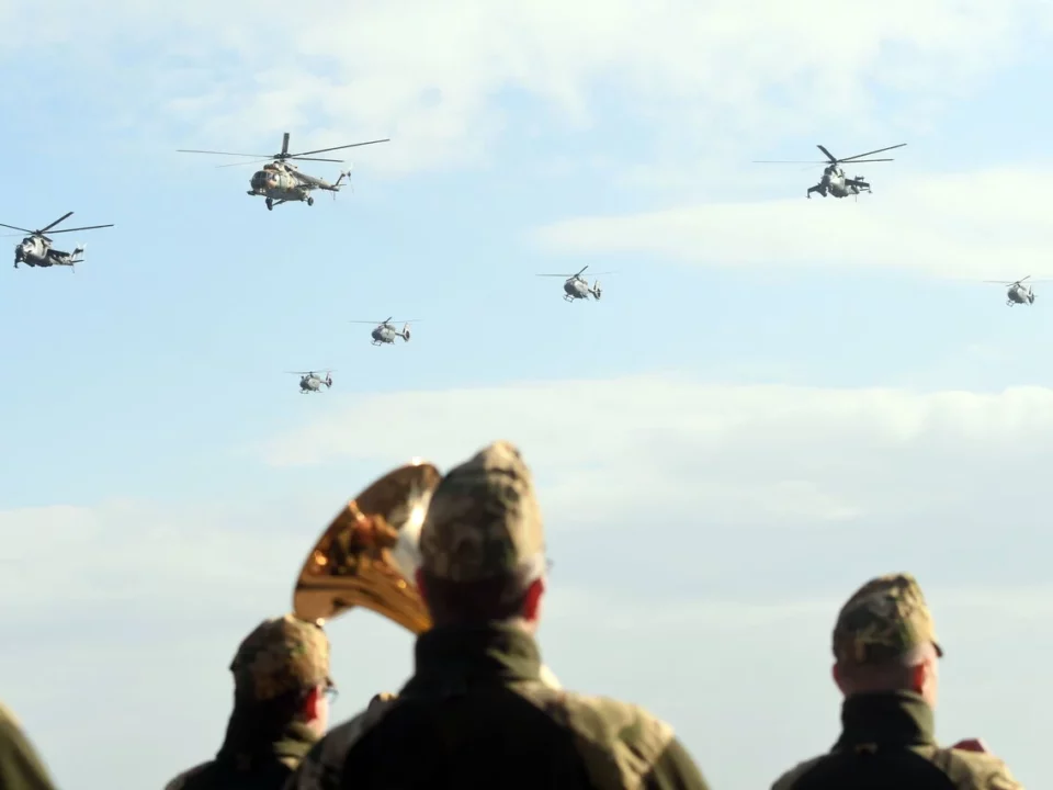 Helicopters Hungary military