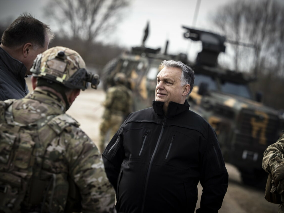 Hungarian Prime Minister Viktor Orbán Visits the Hungarian-Ukrainian Border