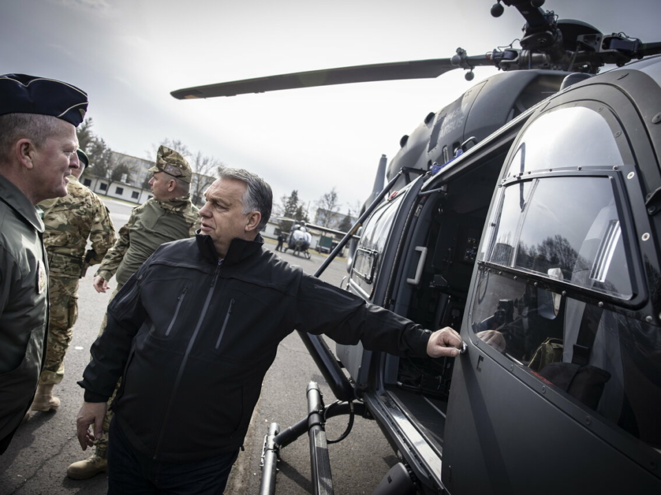 Hungarian Prime Minister Viktor Orbán Visits the Hungarian-Ukrainian Border