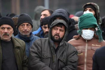 Огорожа на кордоні з нелегальними мігрантами в Угорщині