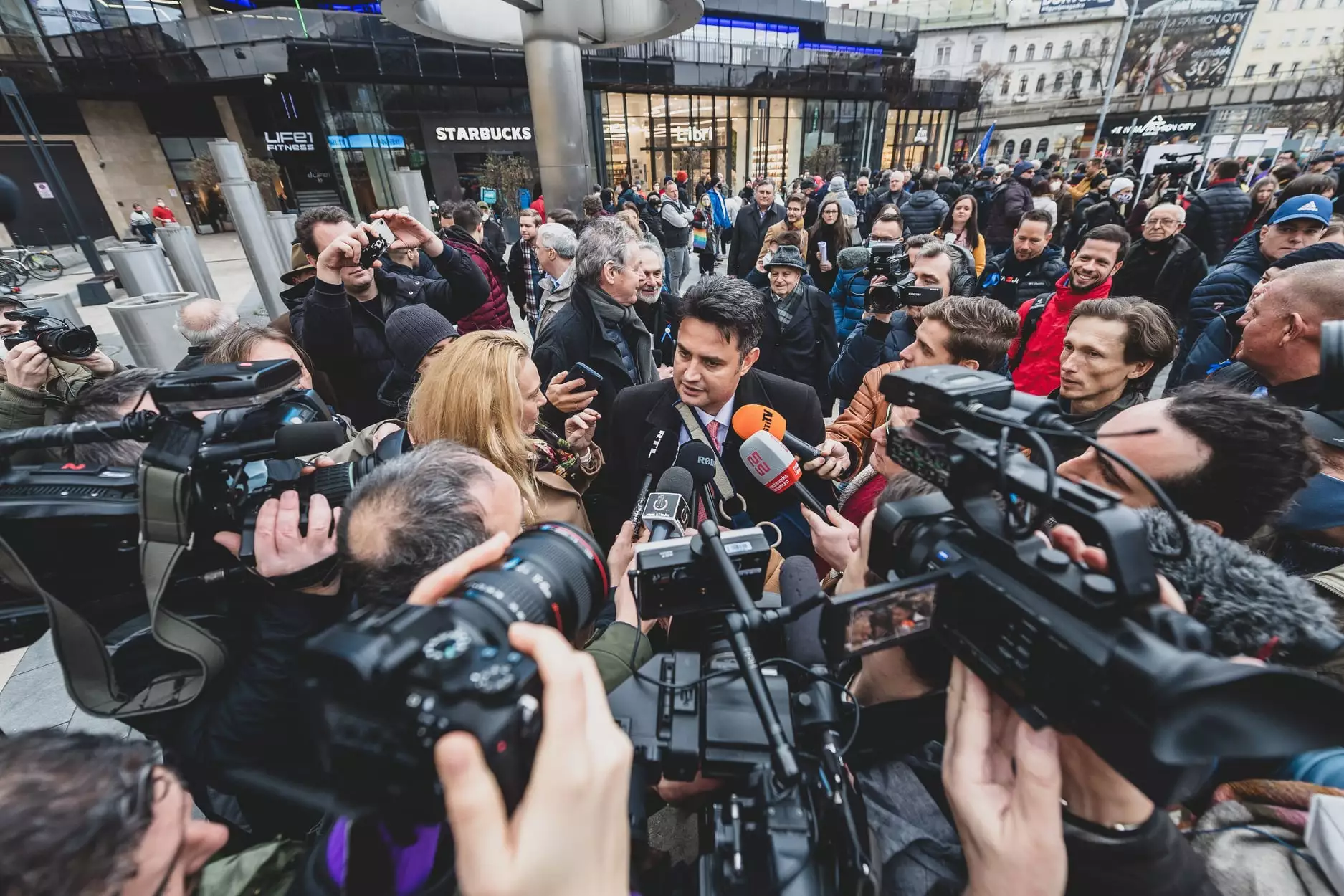 Opposition press conference