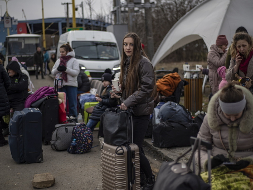 Refugees from Ukraine at the Border in Felsőnémeti