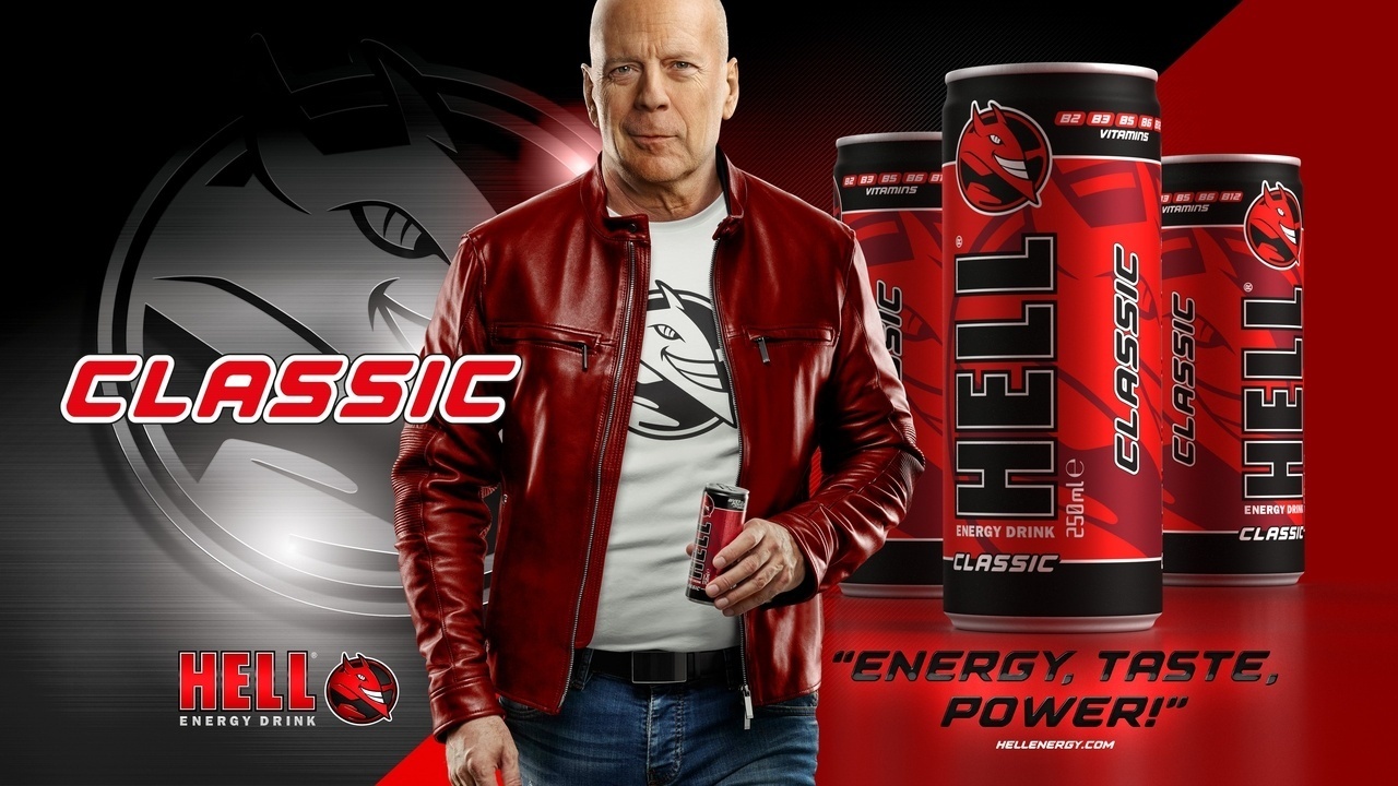 hell energy drink bruce willis