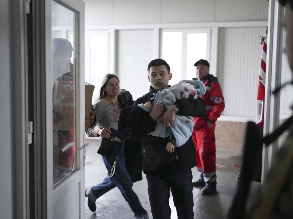 Bebé de 18 meses herido en ataque ruso
