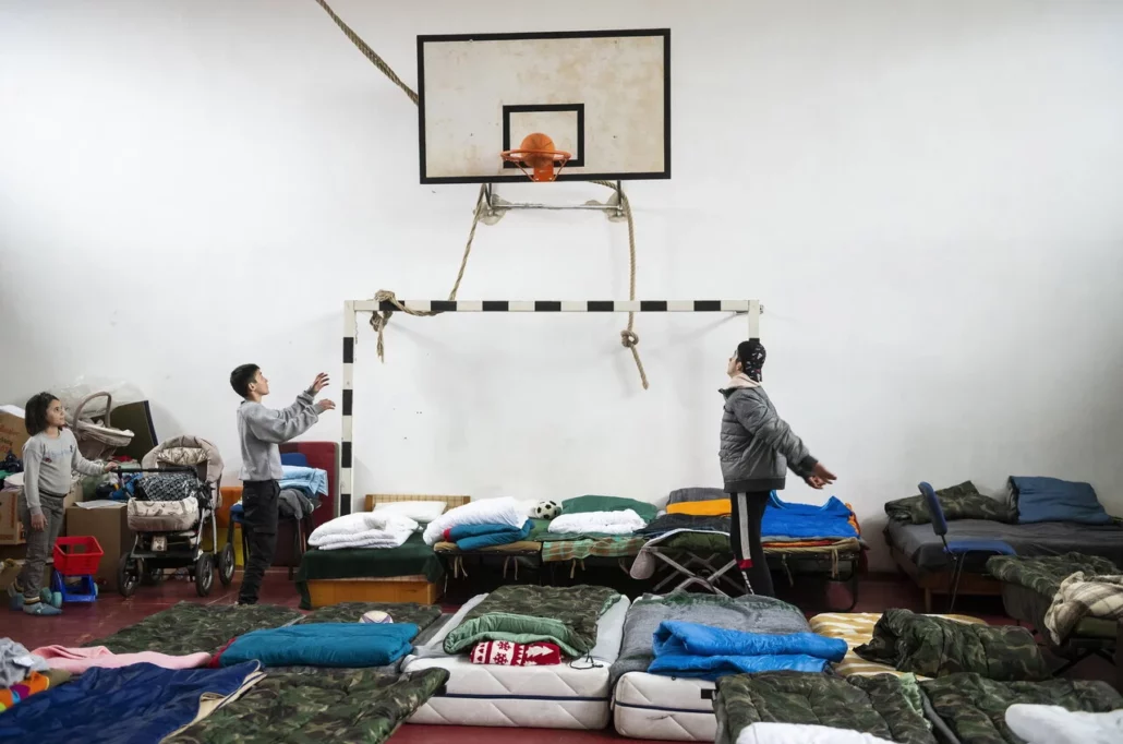 बास्केटबॉल शरणार्थी यूक्रेन
