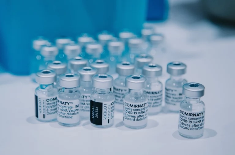 Coronavirus Vaccine Ampoule Phial